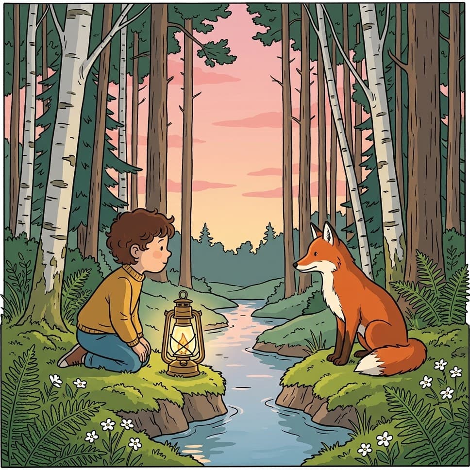 Beispielillustration im Stil Comic (Ligne claire)